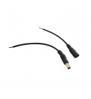 12V jack cable (male / female)