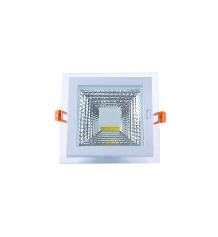 Panel Downlight de cristal 6W cuadrado (COB)