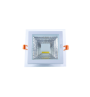Panel Downlight de cristal 6W cuadrado (COB)